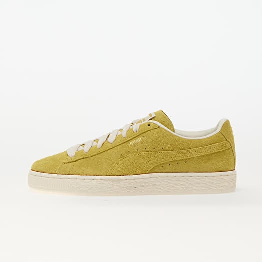 Puma suede yellow white cheap
