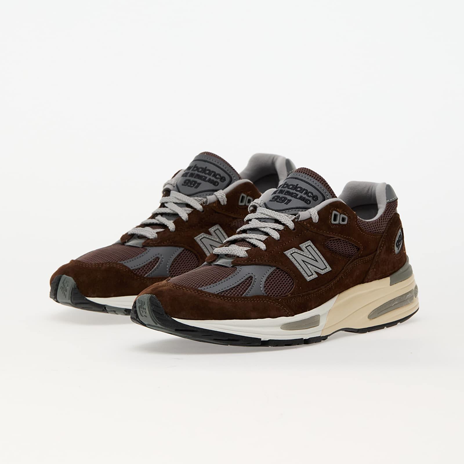 Pánske tenisky a topánky New Balance 991 Made in UK Brown