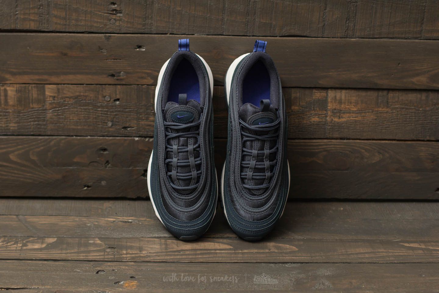 Air max 97 (gs) thunder blue/ persian best sale violet