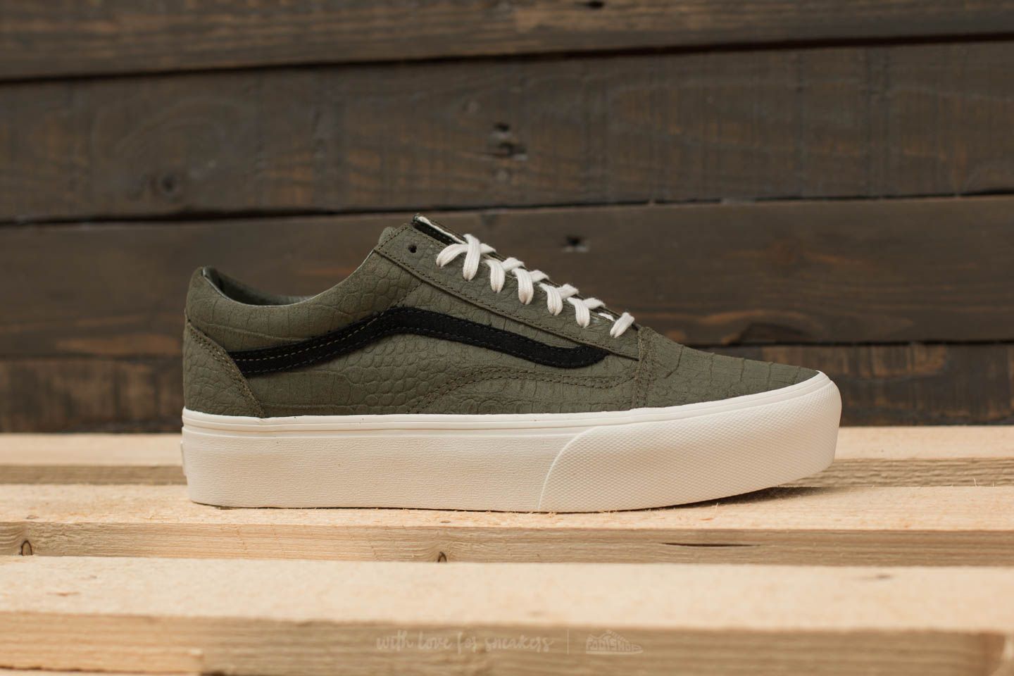 Damen Sneaker und Schuhe Vans Old Skool Platform Embossed Grape
