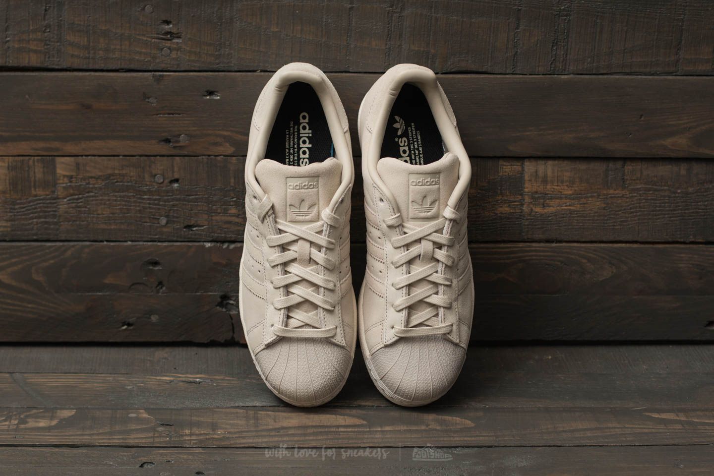 Adidas superstar clear brown store