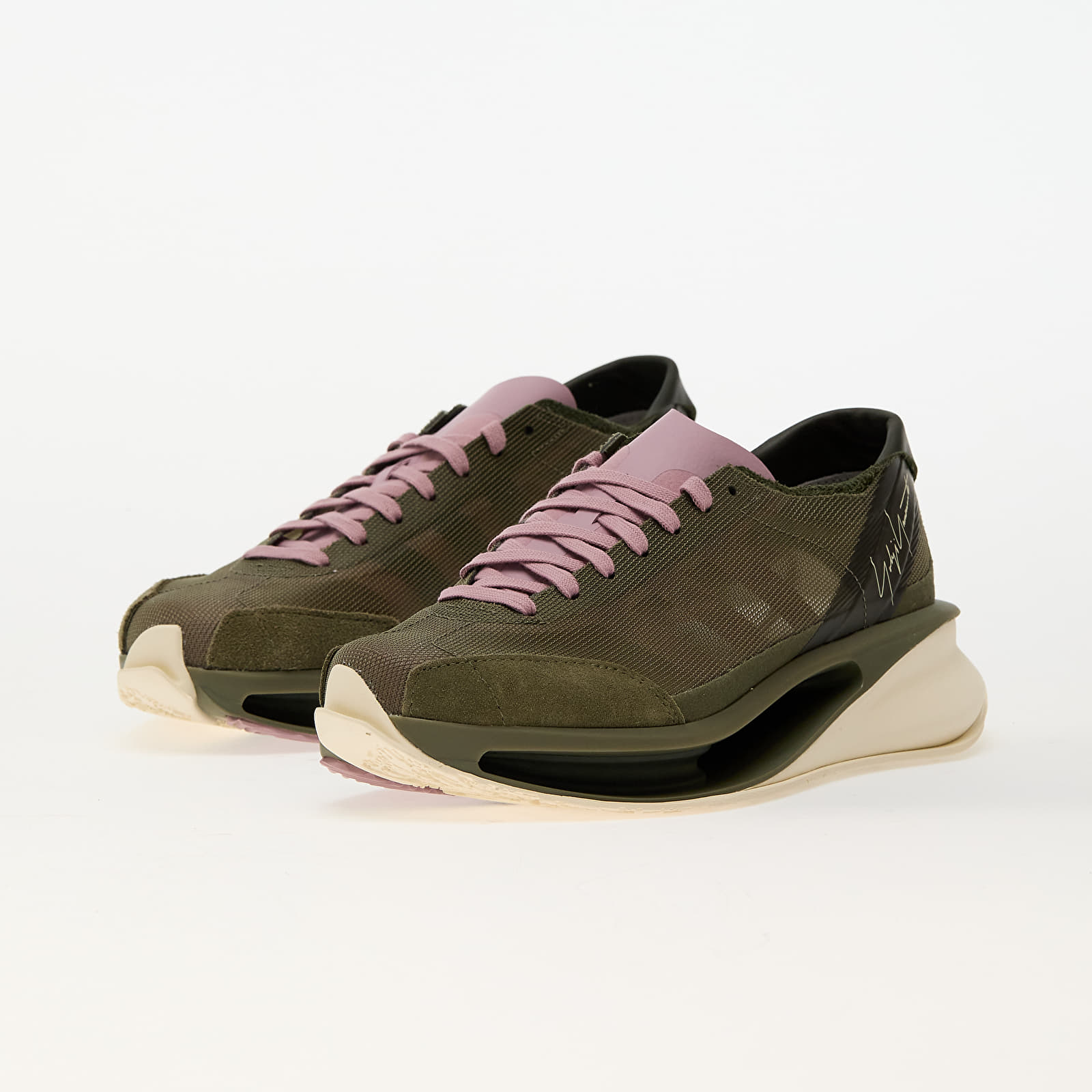 Pánske tenisky a topánky Y-3 S-Gendo Run Olive Strada/ Night Cargo/ Magenta