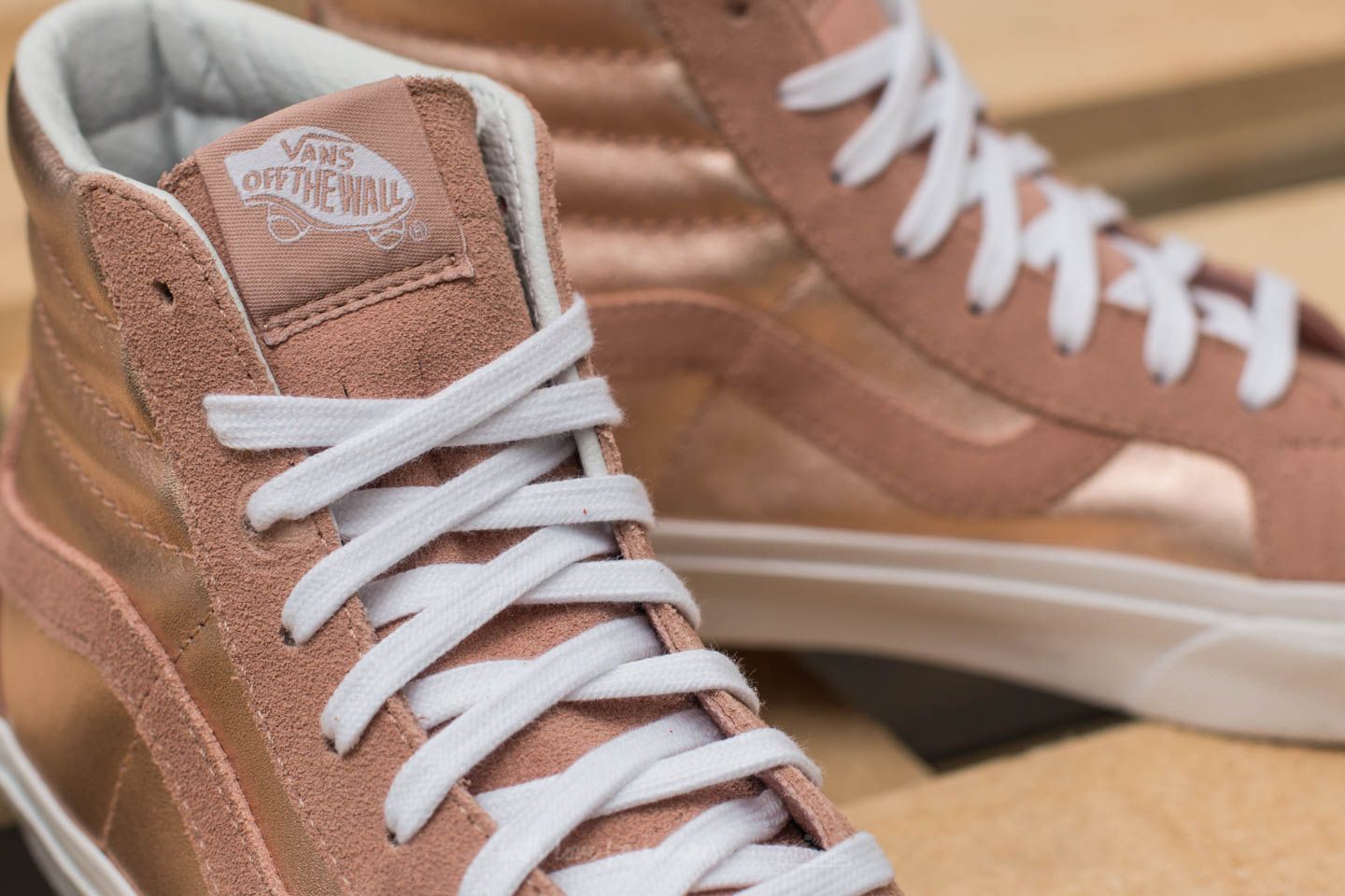 Metallic vans high top discount