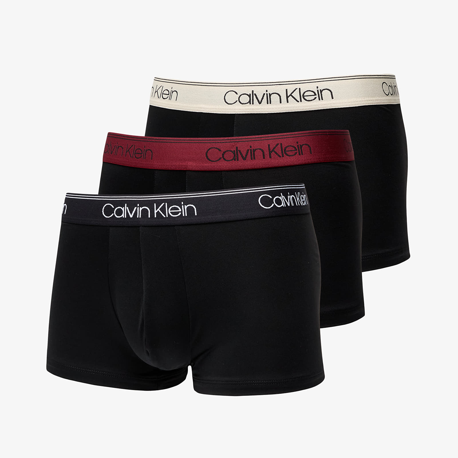 Boxerky Calvin Klein Low Rise Trunk 3-Pack Black