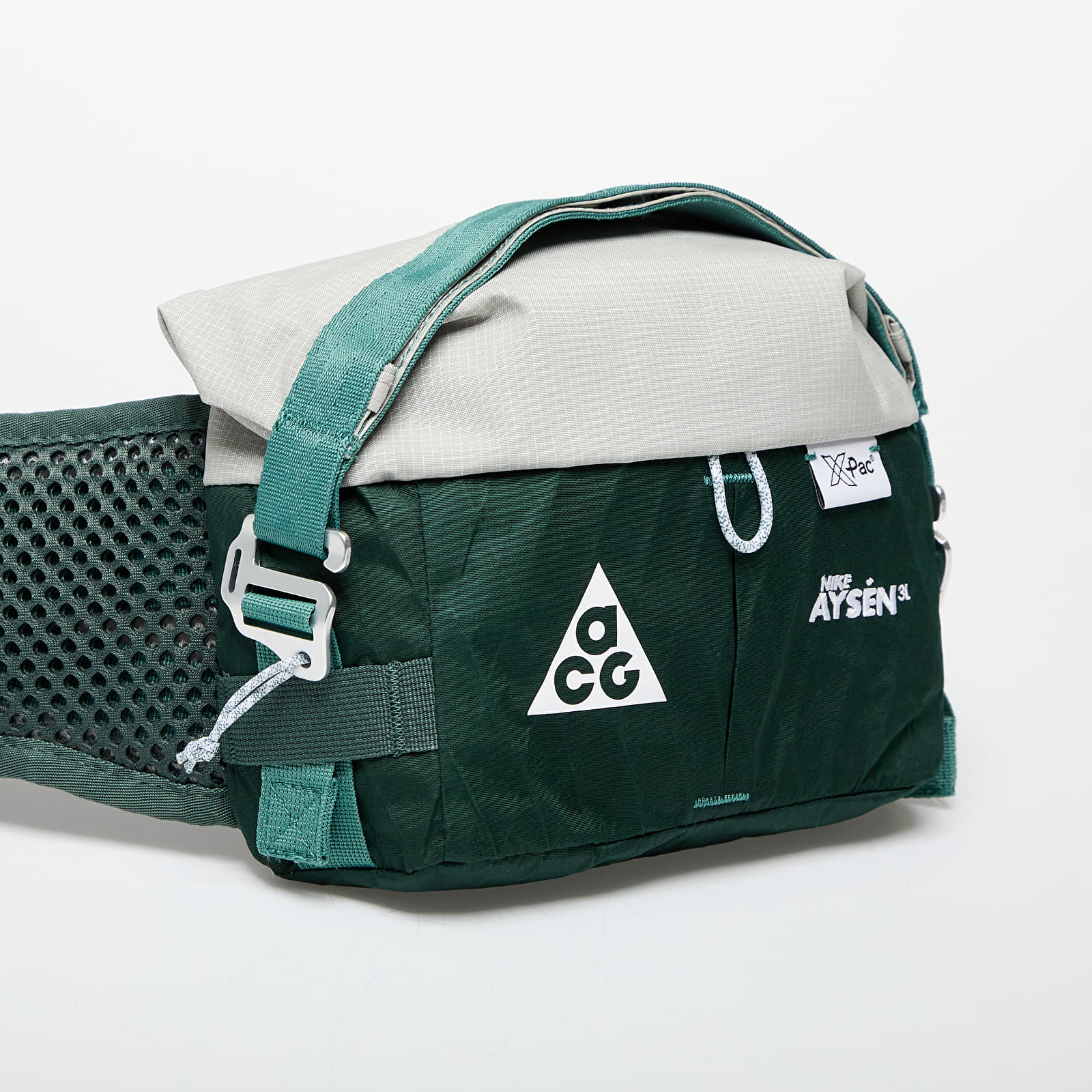 Madingi krepšiai Nike ACG Aysén Hip Pack Vintage Green/ Light Iron Ore/ White