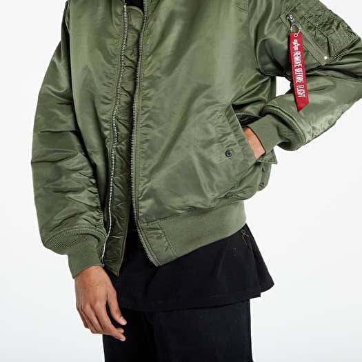 Alpha industries olive bomber store
