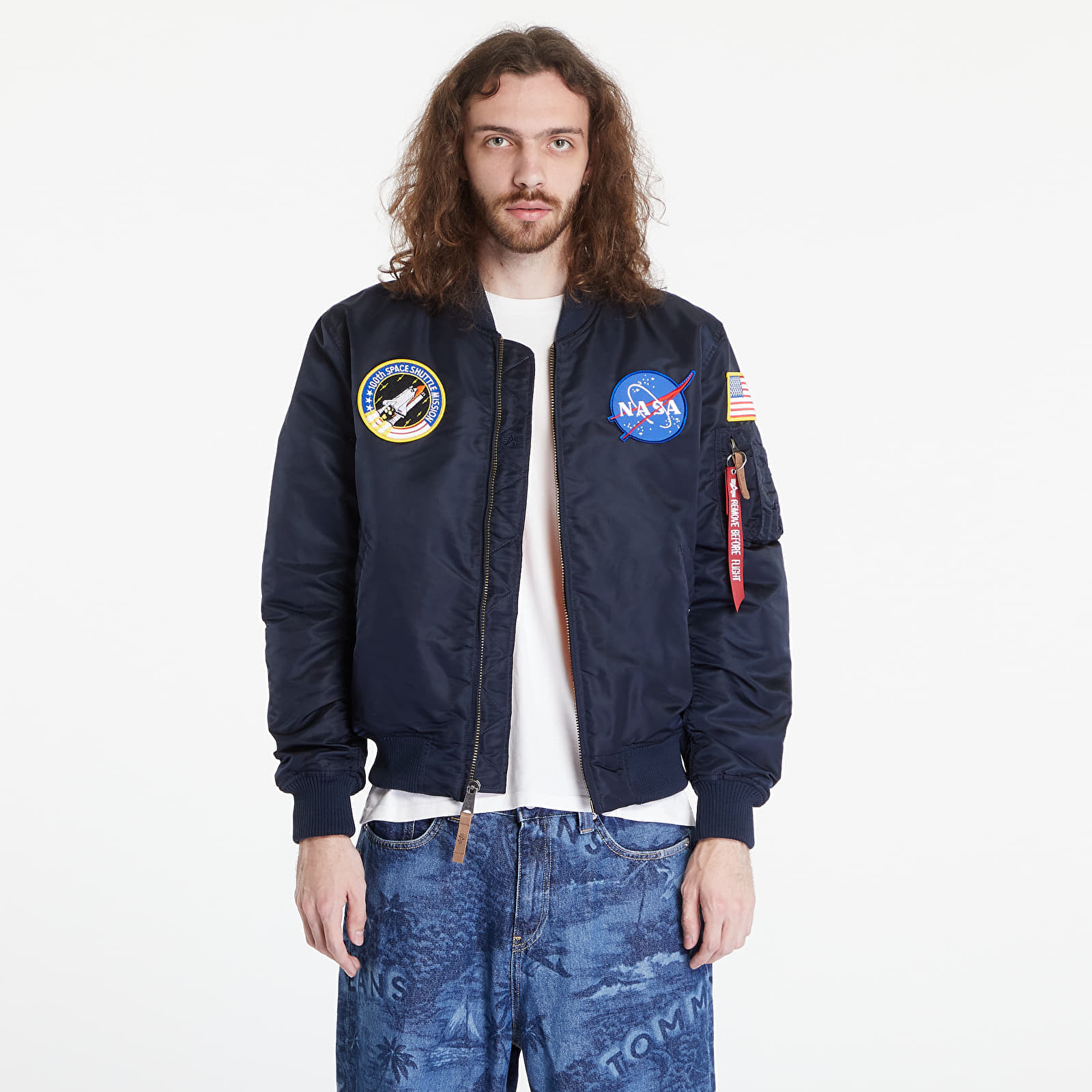 Herrenjacken Alpha Industries MA - 1 VF NASA navy