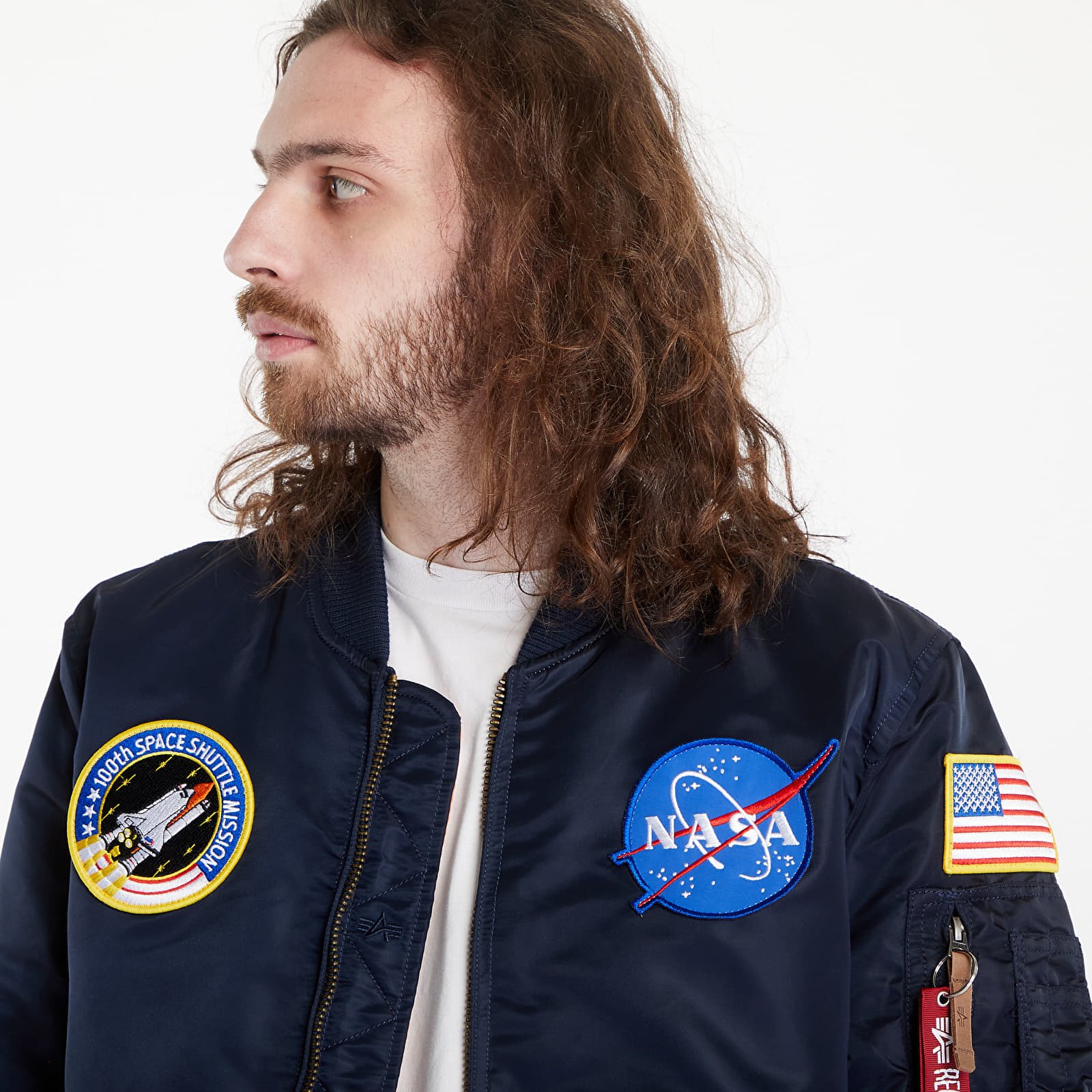 Herrenjacken Alpha Industries MA - 1 VF NASA navy