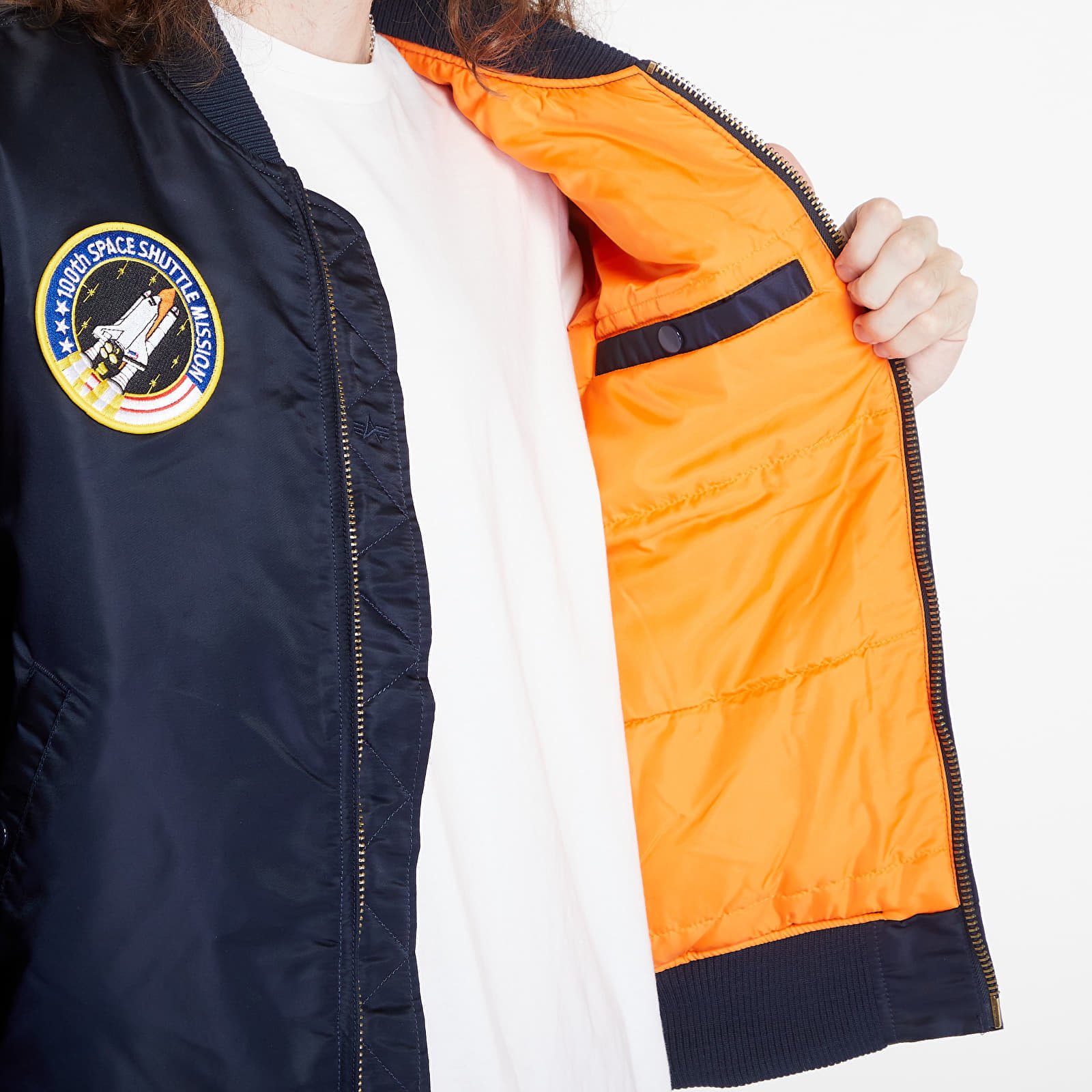 Herrenjacken Alpha Industries MA - 1 VF NASA navy