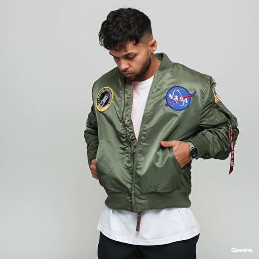 Chaquetas de hombre Alpha Industries MA 1 VF NASA Green Footshop