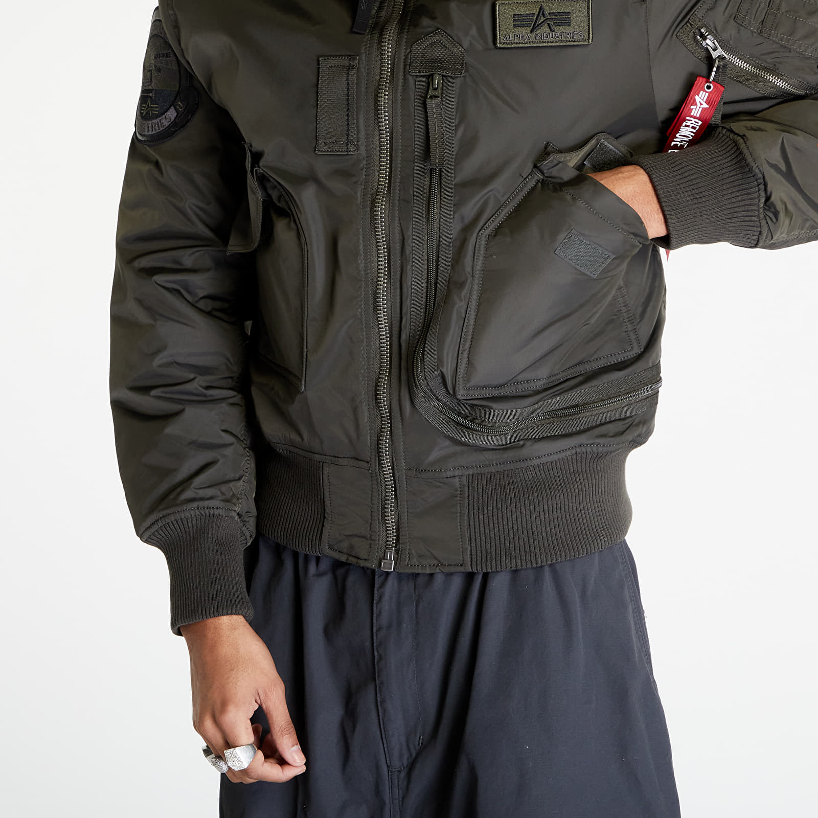 Chaquetas de hombre Alpha Industries Engine Dark Olive
