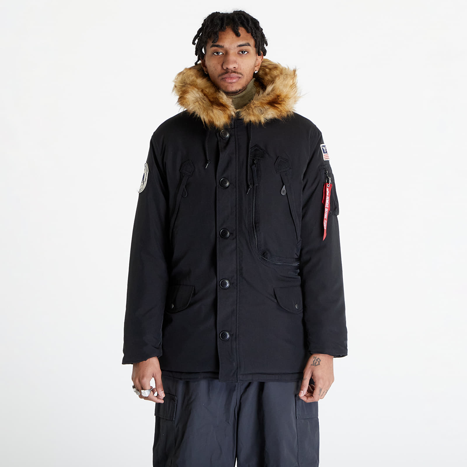 Vestes pour hommes Alpha Industries Polar Jacket Black