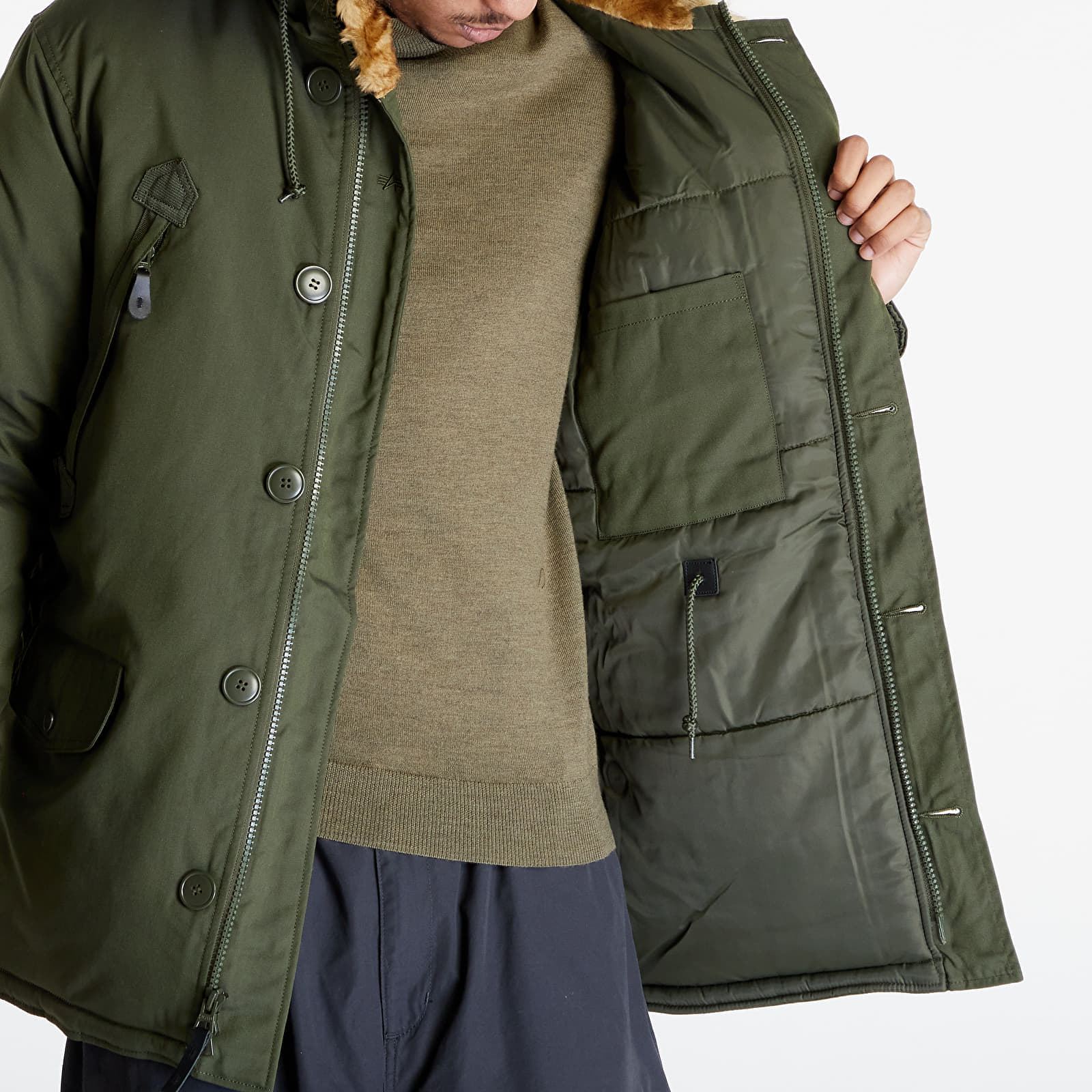 Men's jackets Alpha Industries Polar Jacket Olive
