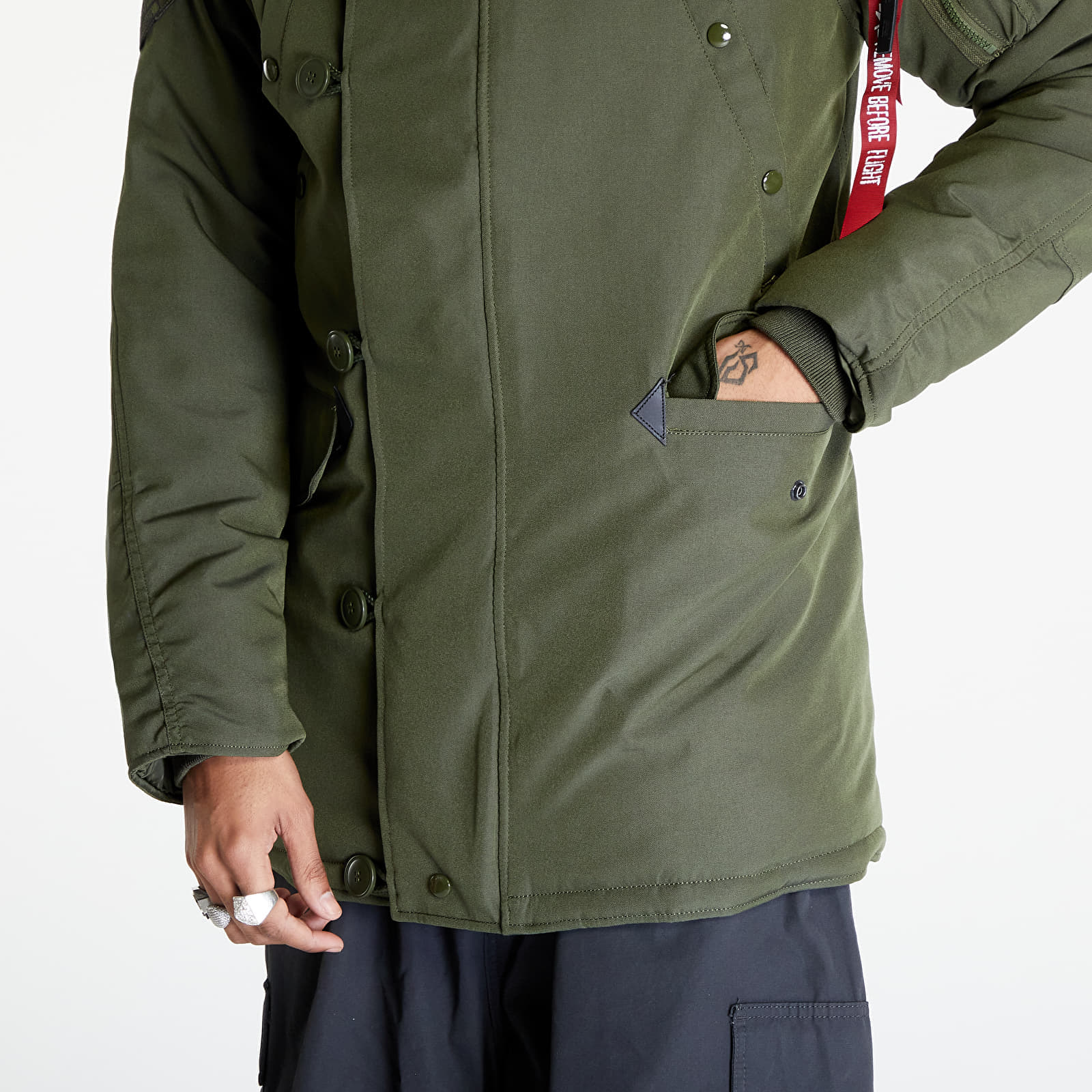 Herrenjacken Alpha Industries Explorer Olive