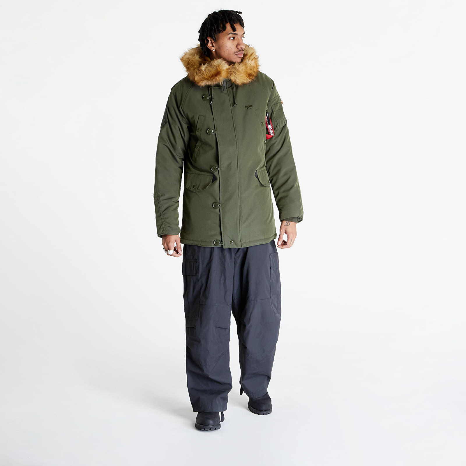 Herrenjacken Alpha Industries Explorer Olive