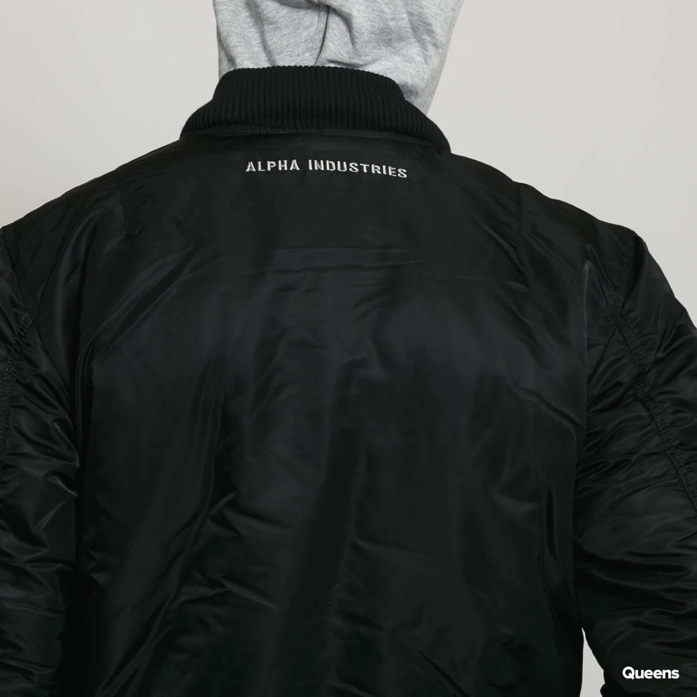 Men's jackets Alpha Industries MA-1 D-Tec SE Black / Grey