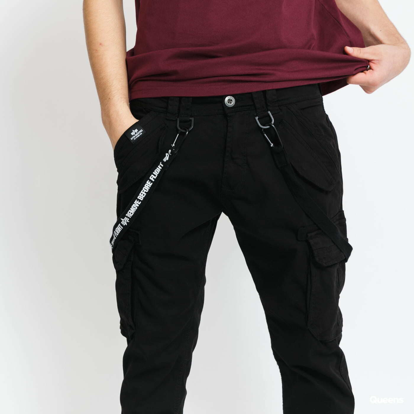 Pantalones de hombre Alpha Industries Utility Pant Black