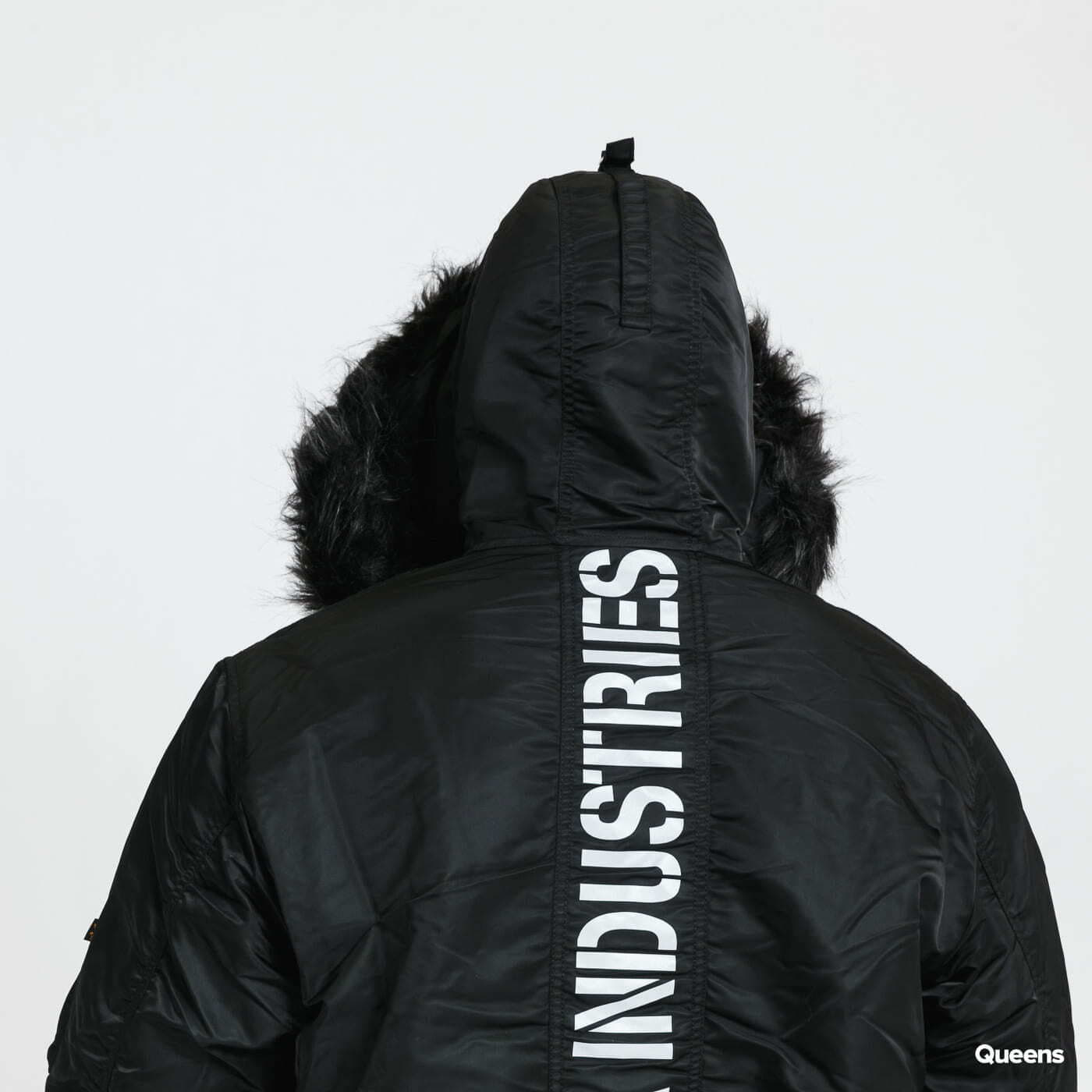 Férfi kabátok Alpha Industries 45P Hooded Custom Black