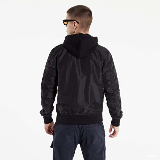 Alpha Industries MA 1 TT Nasa Reversible II Jacket Black S Man