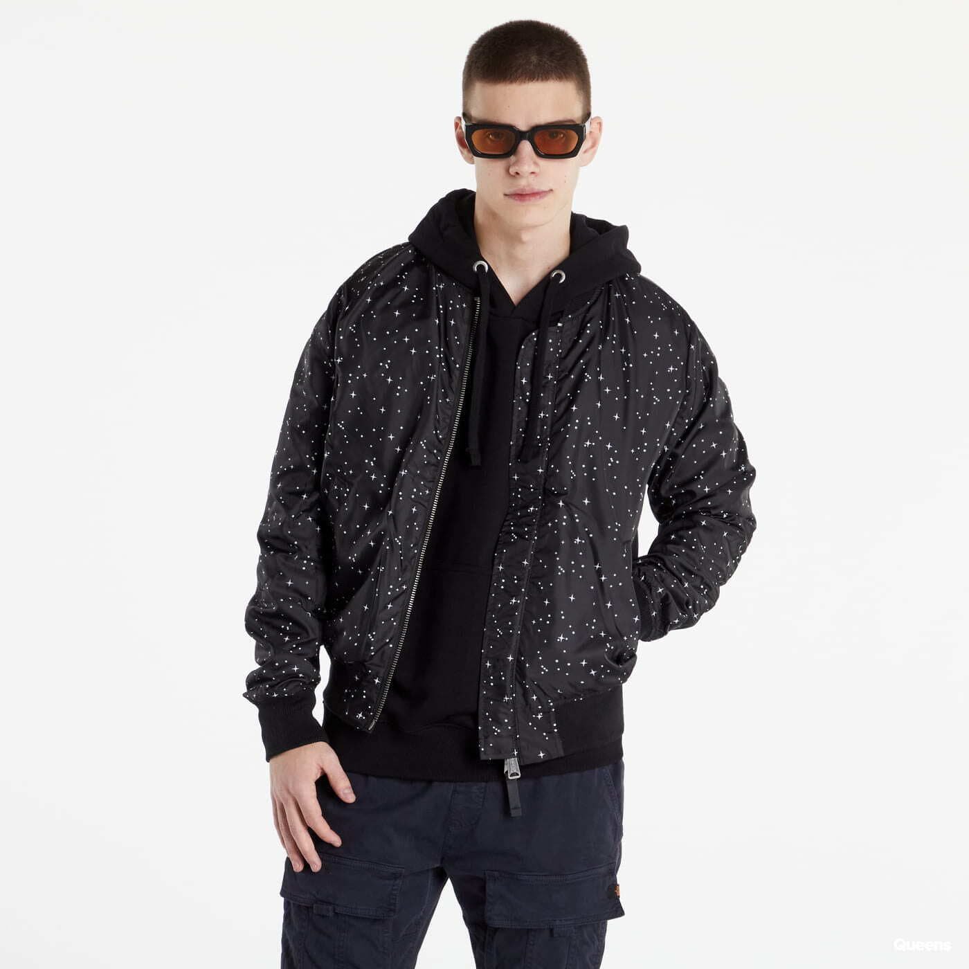 Herenjassen Alpha Industries MA-1 TT NASA Reversible II Black