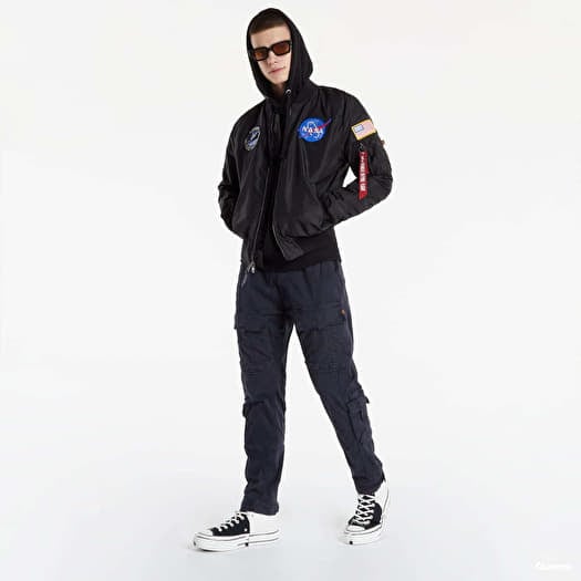 Alpha Industries MA 1 TT Nasa Reversible II Jacket Black S Man