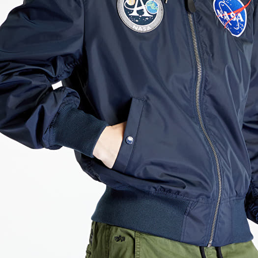 Men's hoodies Alpha Industries MA-1 Zip Hood Apollo Rep Blue