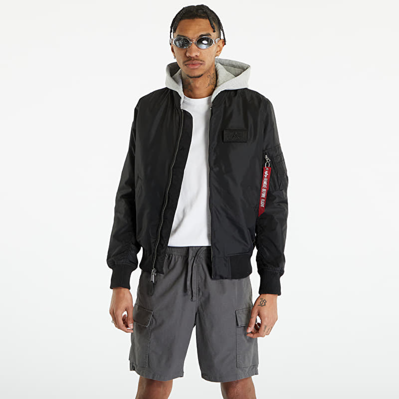 Куртка Alpha Industries MA-1 TT Hood Black