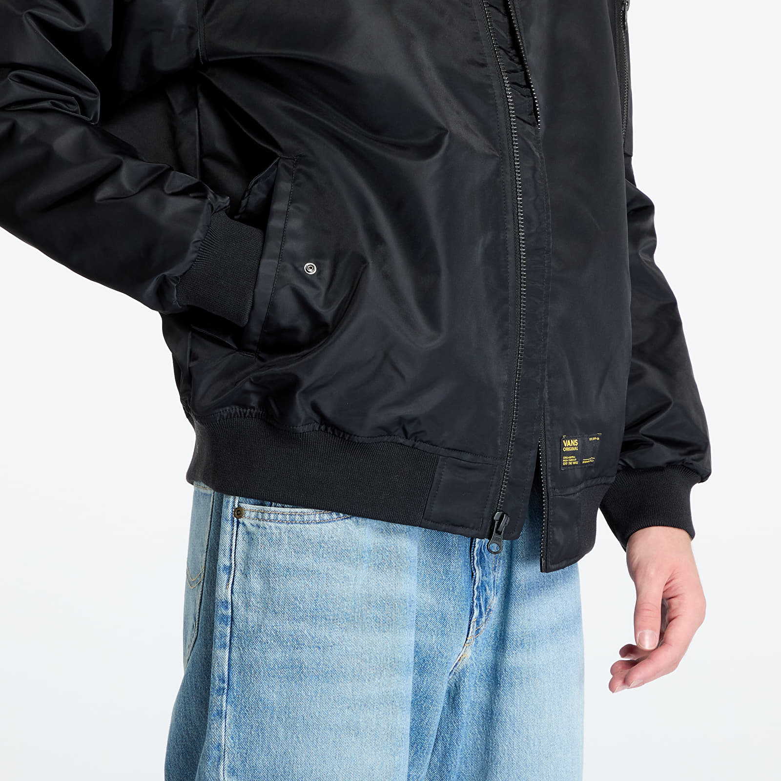 Kurtki męskie Vans Copley Bomber Jacket Black