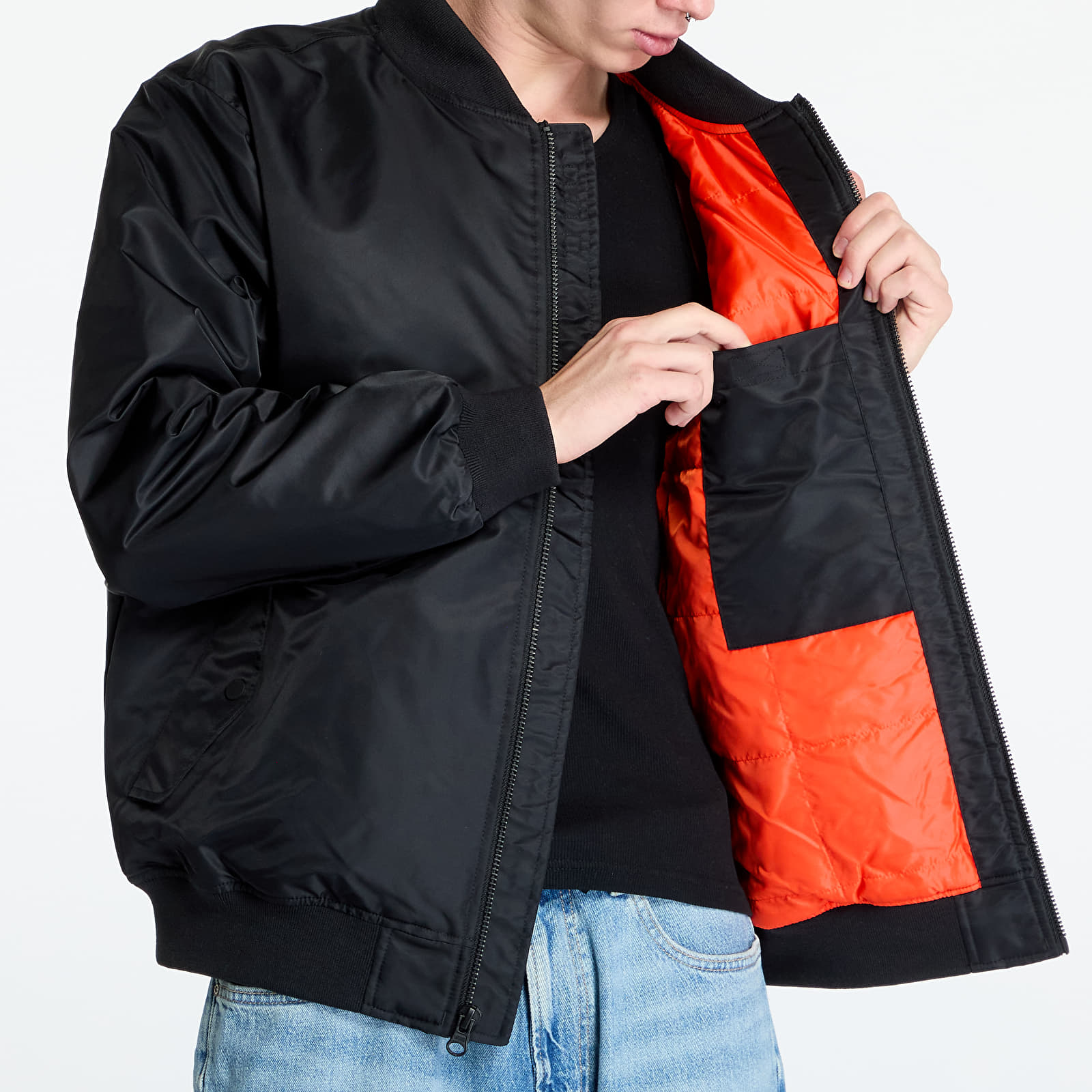 Kurtki męskie Vans Copley Bomber Jacket Black