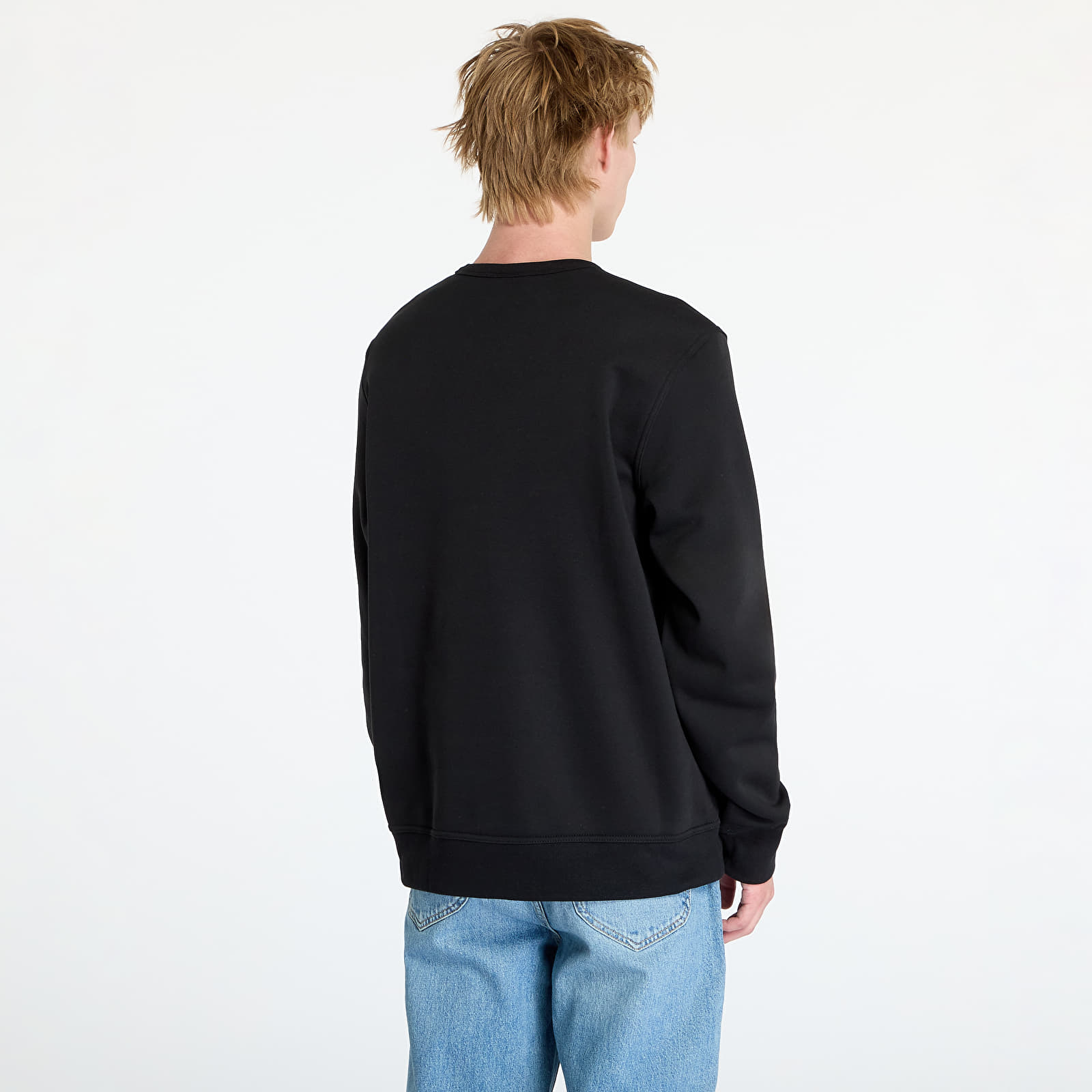 Férfi kapucnis pulcsik Champion Crewneck Sweatshirt Black