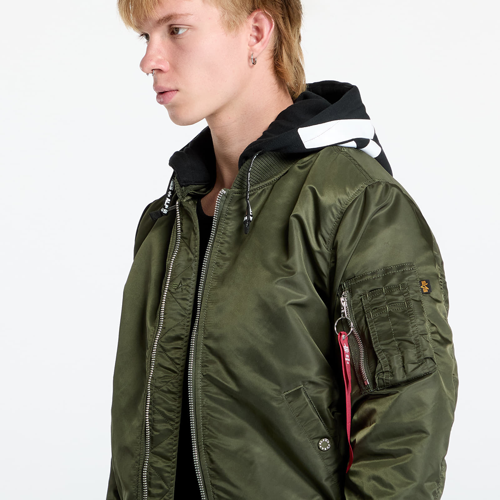 Jacheta Alpha Industries MA-1 ZHP Dark Olive - 1 | YEO