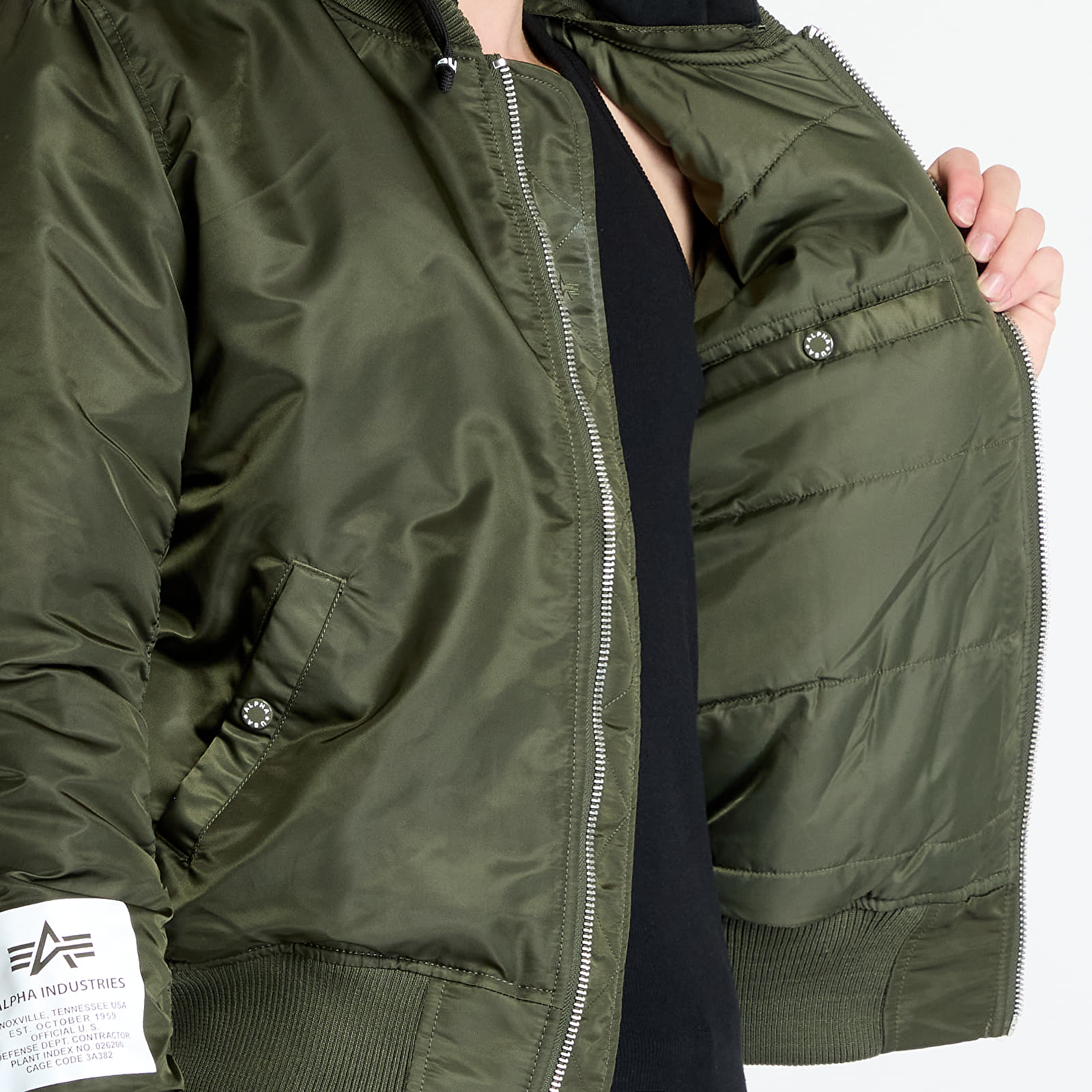 Férfi kabátok Alpha Industries MA-1 ZHP Dark Olive