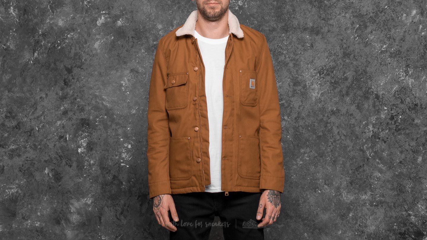 Bundy Carhartt WIP Fairmount Coat Hamilton Brown Rigid