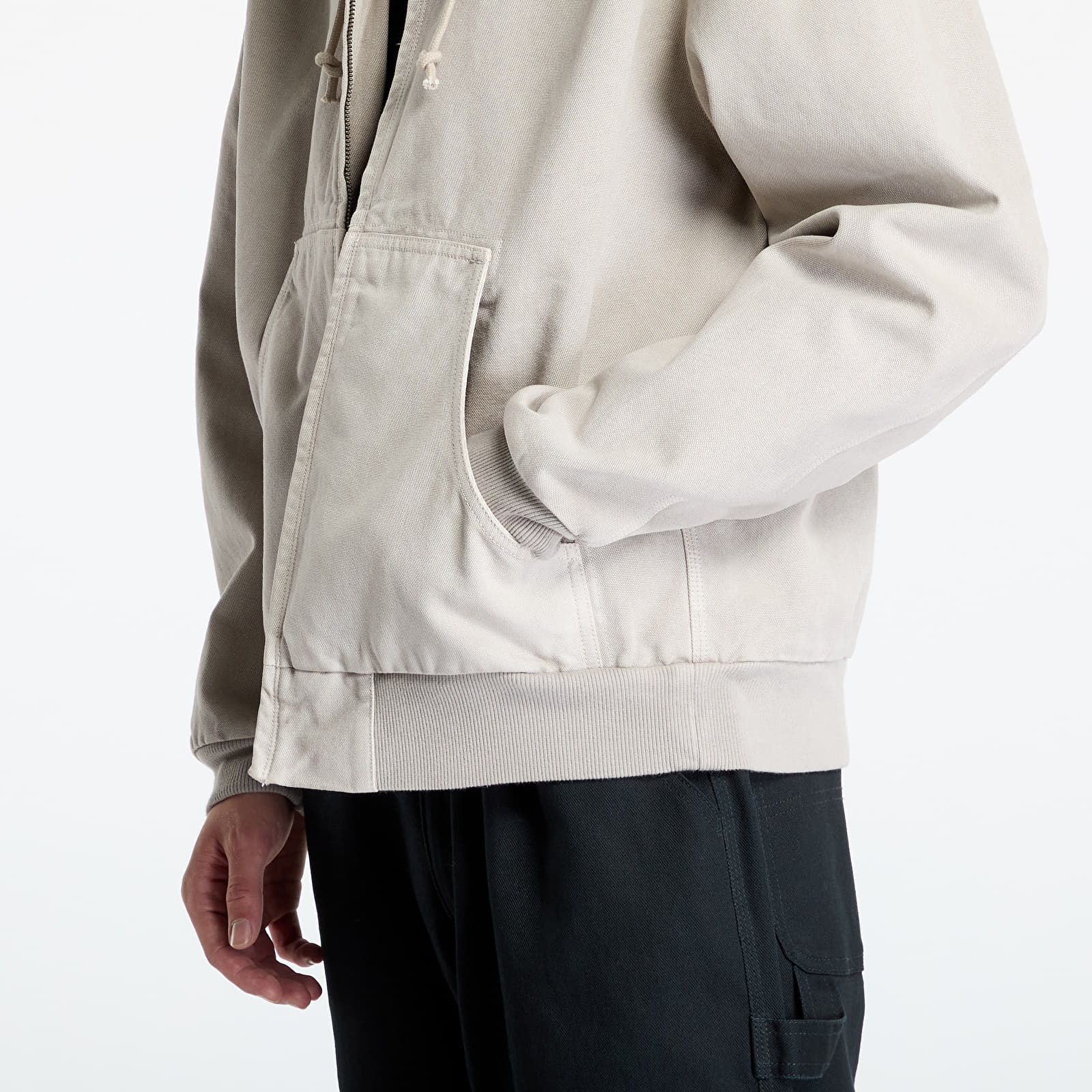 Vyriškos striukės Nike Life Men's Full-Zip Unlined Jacket Light Iron Ore/ Light Iron Ore