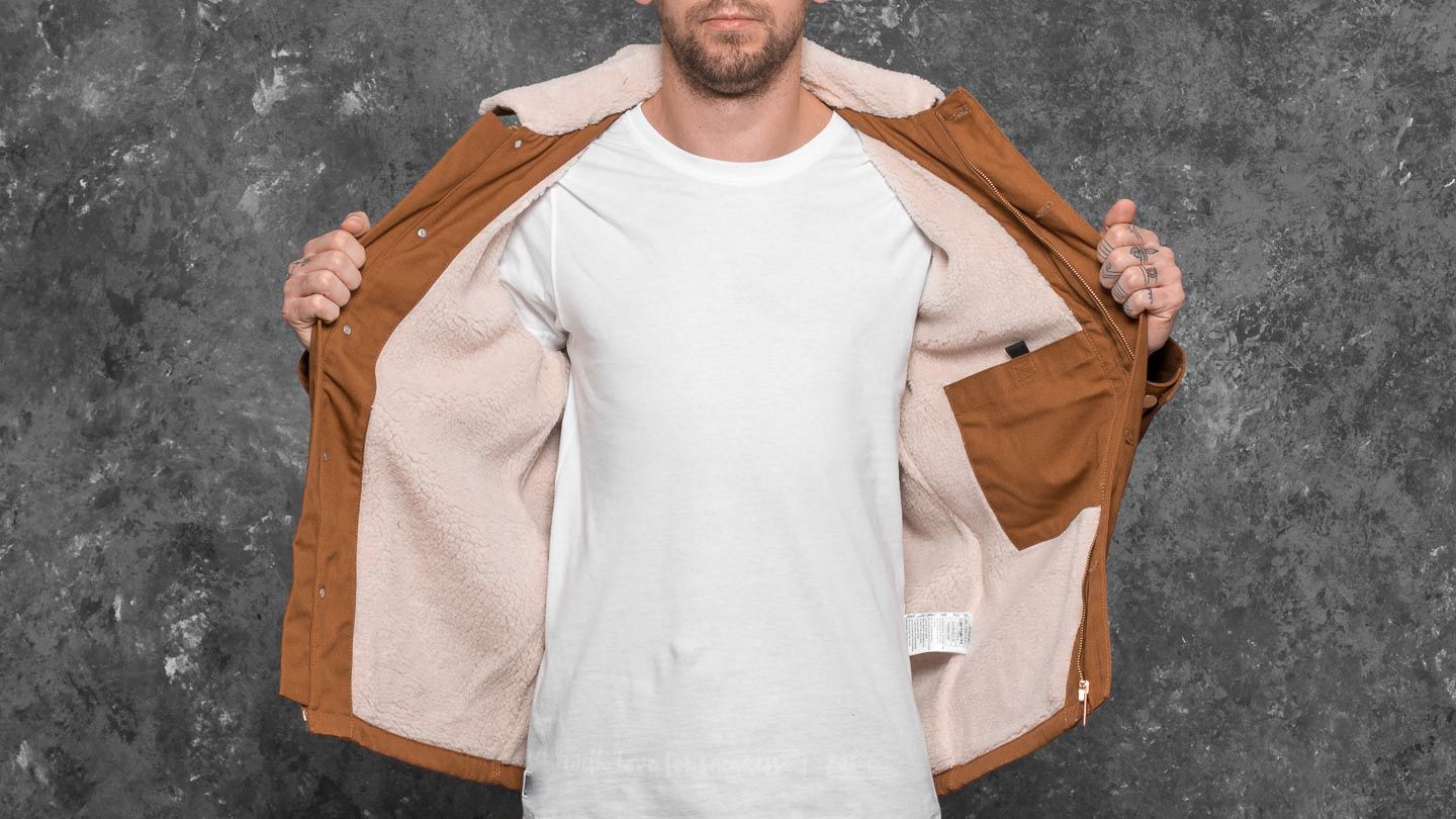 Bundy Carhartt WIP Fairmount Coat Hamilton Brown Rigid