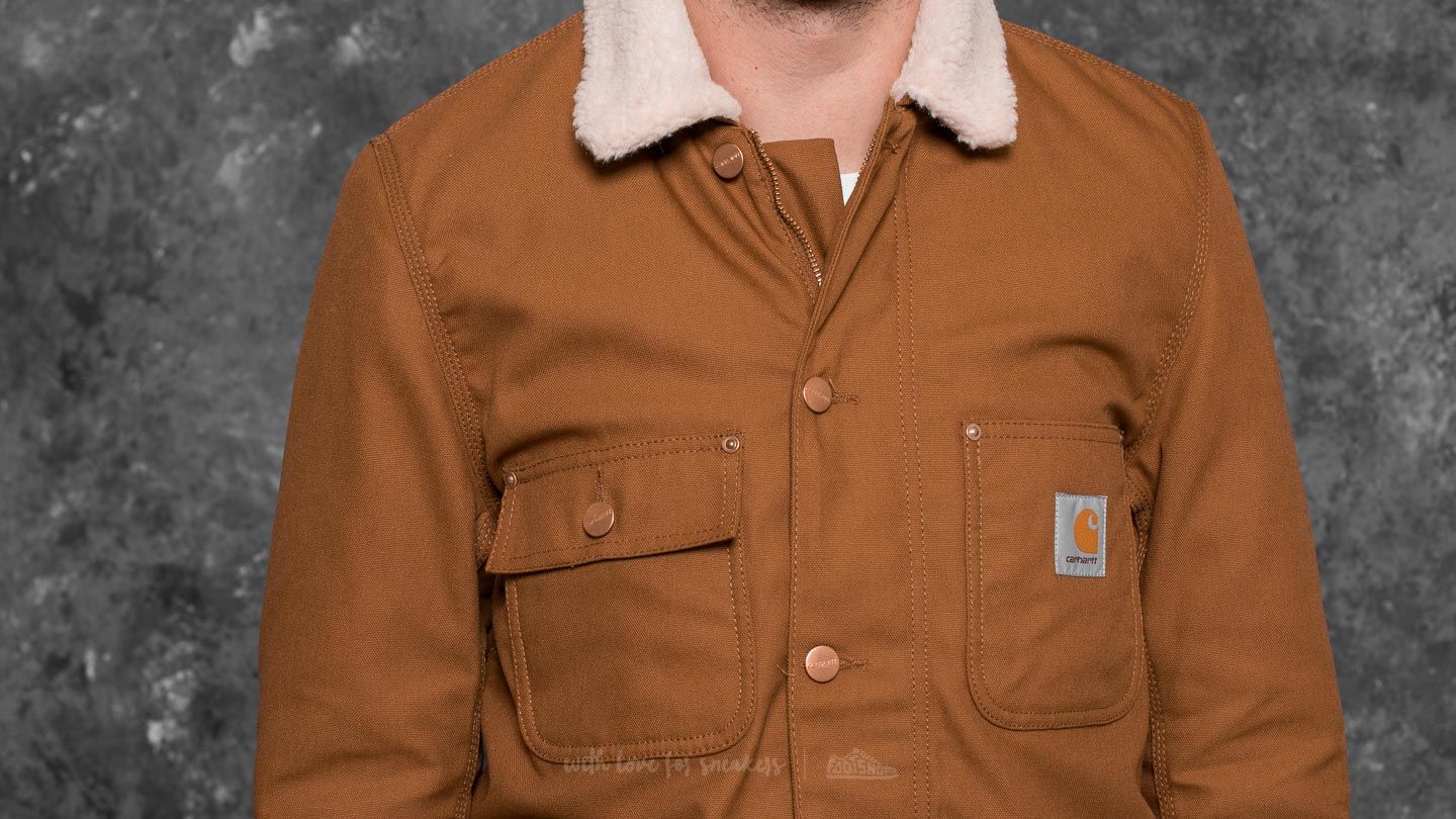 Bundy Carhartt WIP Fairmount Coat Hamilton Brown Rigid