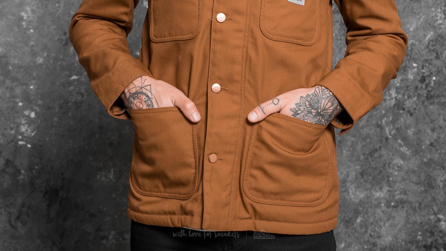 Bundy Carhartt WIP Fairmount Coat Hamilton Brown Rigid