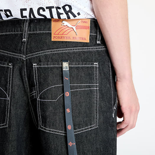 Puma black jeans deals