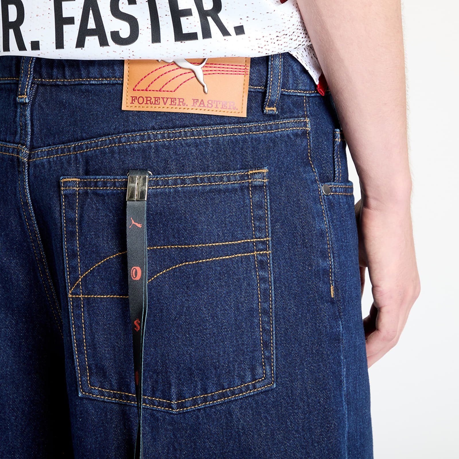 Kraťasy Puma X A$AP Rocky Denim Short Dark Denim