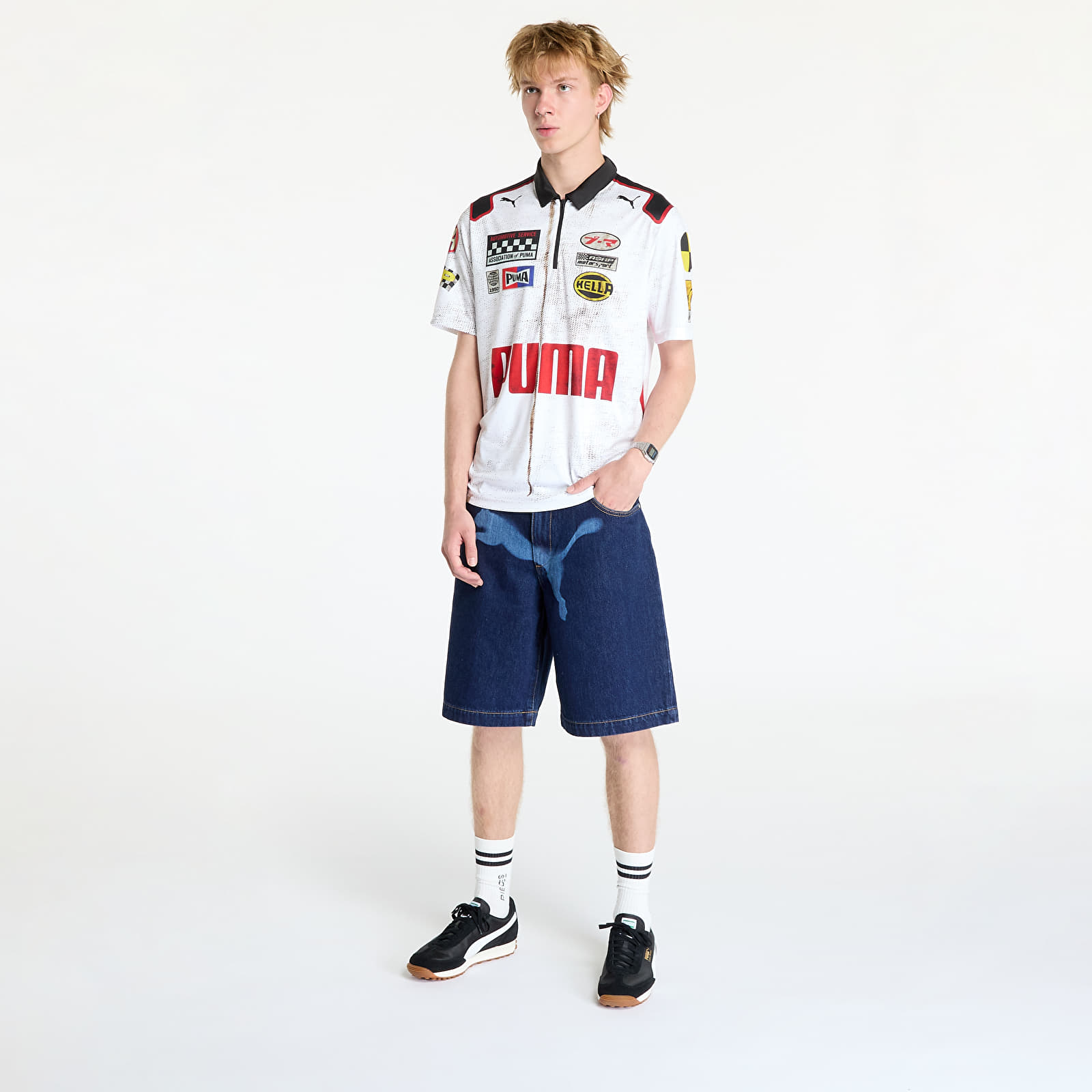 Kraťasy Puma X A$AP Rocky Denim Short Dark Denim