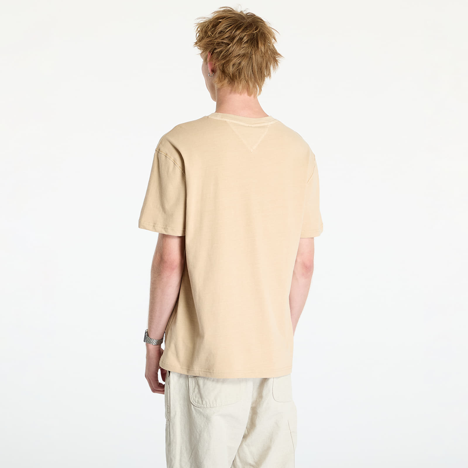 Männer T-Shirts Tommy Jeans Regular Classic Tee Beige