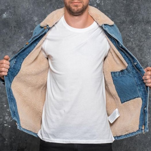 Carhartt fairmount 2025 coat denim