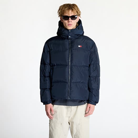 Tommy Jeans Flag Back Alaska Puffer Jacket Blue