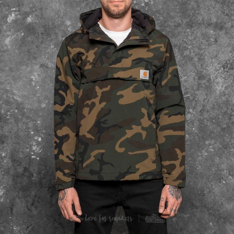 carhartt Nimbus Pullover Jacket カモ柄 Carhartt WIP Nimbus Pullover Camo Combat Green | Footshop