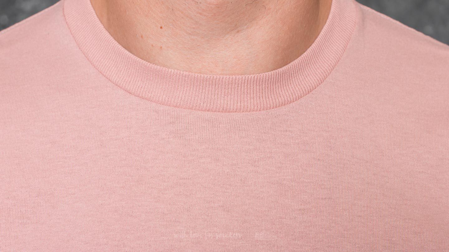 Pólók Carhartt WIP Longsleeve College T-Shirt Soft Rose/ White