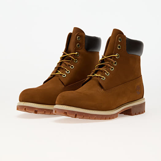 Scarpe uomo Timberland 6 In Premium Waterproof Boot Dark Wheat Nubuck Footshop