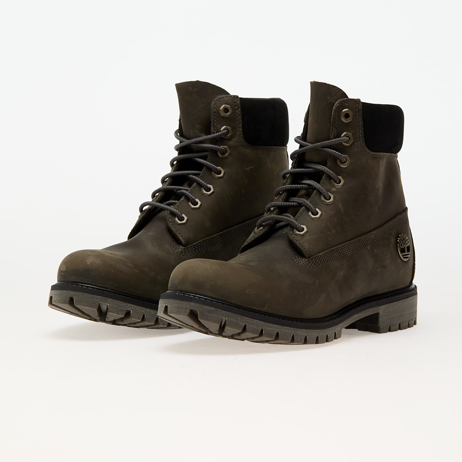 Pánské tenisky a boty Timberland 6 In Premium Waterproof Boot Md Grey F Grain