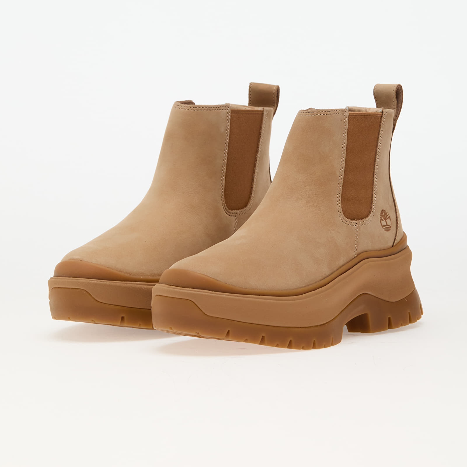 Дамски кецове и обувки Timberland Carnaby Cool Basic Chelsea Lt Beige Nubuck