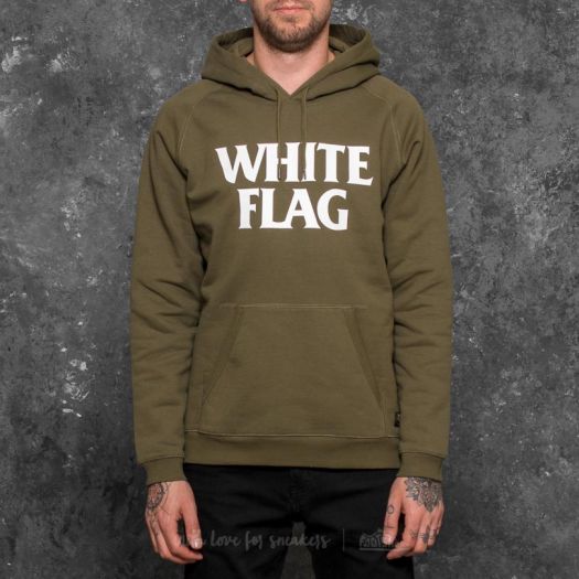 Hoodies and sweatshirts Carhartt WIP Hooded White Flag Sweat Rover Green White Footshop