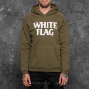 Hoodies and sweatshirts Carhartt WIP Hooded White Flag Sweat Rover Green/  White | Footshop